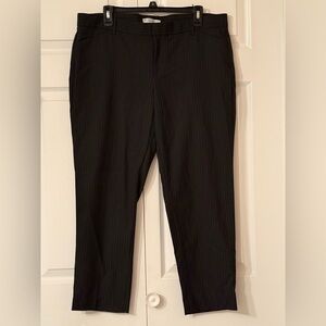 Women’s Dark Gray Pinstripe Dress Pants